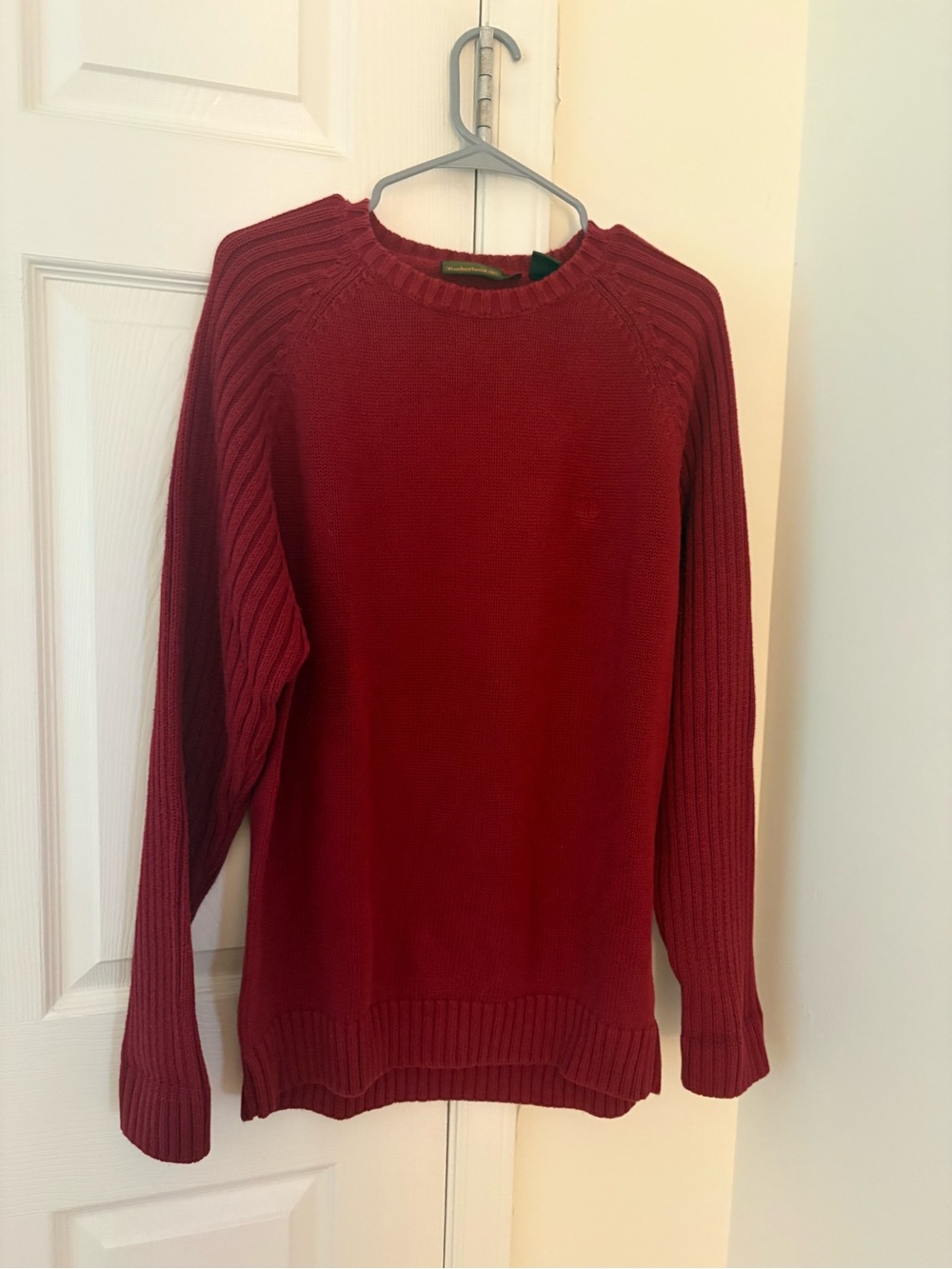 Timberland Crewneck Knit Sweater - Red